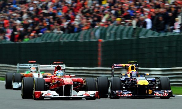 Fernando Alonso was on the receiving end of a stunning move 6 years later at Spa.